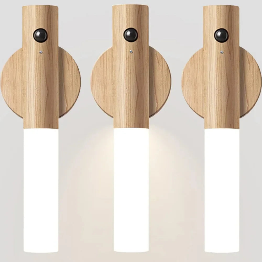 Magnetic Wall Sconces Light Motion Sensor Rechargeable no wiring For Home