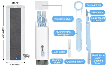 7-in-1 Computer Keyboard Headset Cleaner Kit