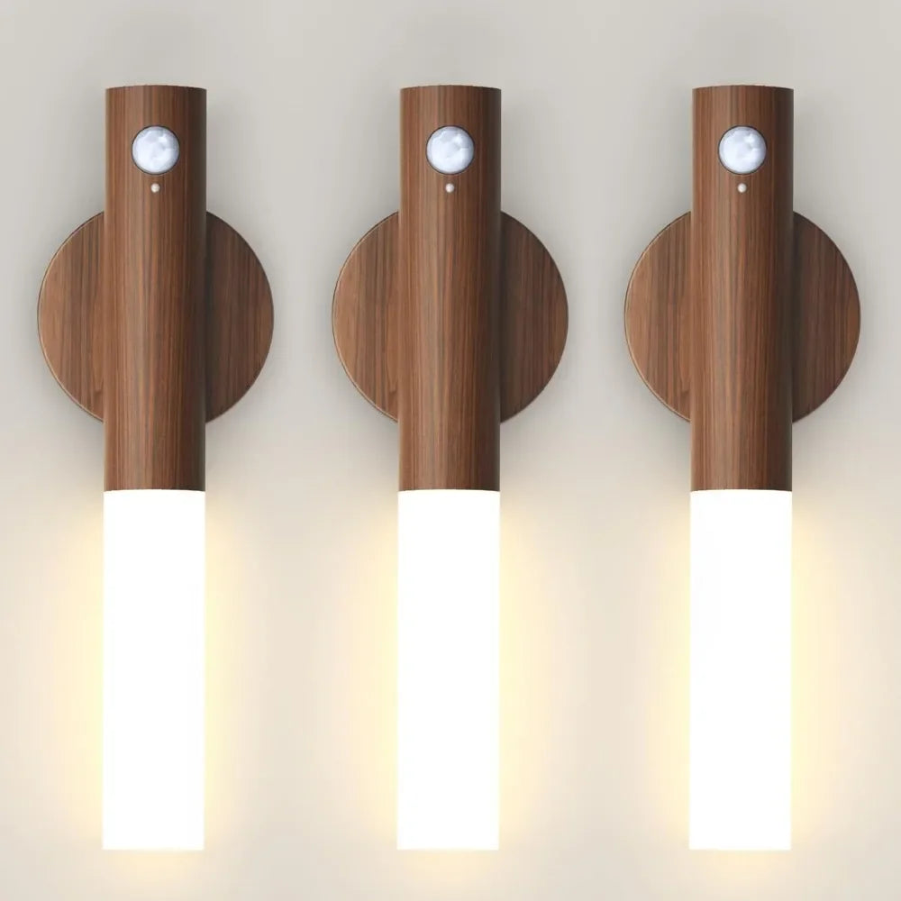 Magnetic Wall Sconces Light Motion Sensor Rechargeable no wiring For Home